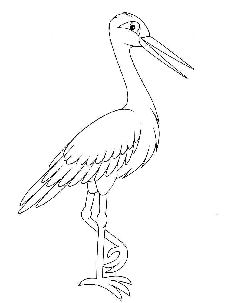 storch ausmalbilder