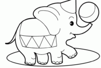 elefant ausmalbild pdf