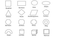 ausmalbilder geometrische formen