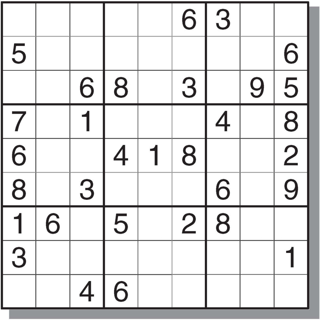 Printable Sudoku Medium - Printable Blank World