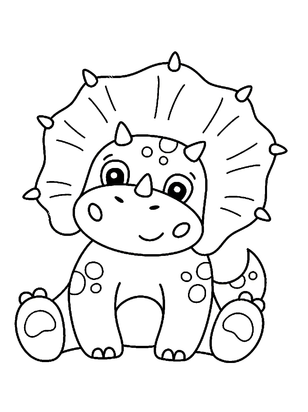 Dino Zum Ausmalen A Dinosaur Coloring Stock Illustrations | The Best