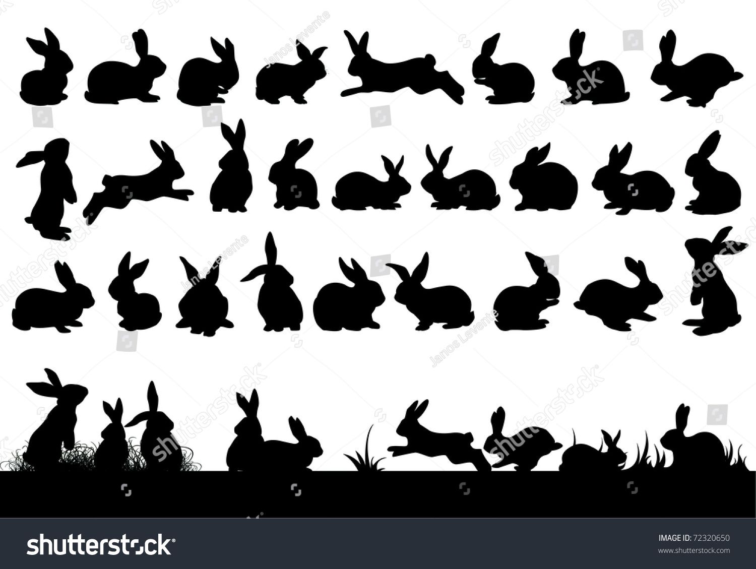 schattenbilder hase