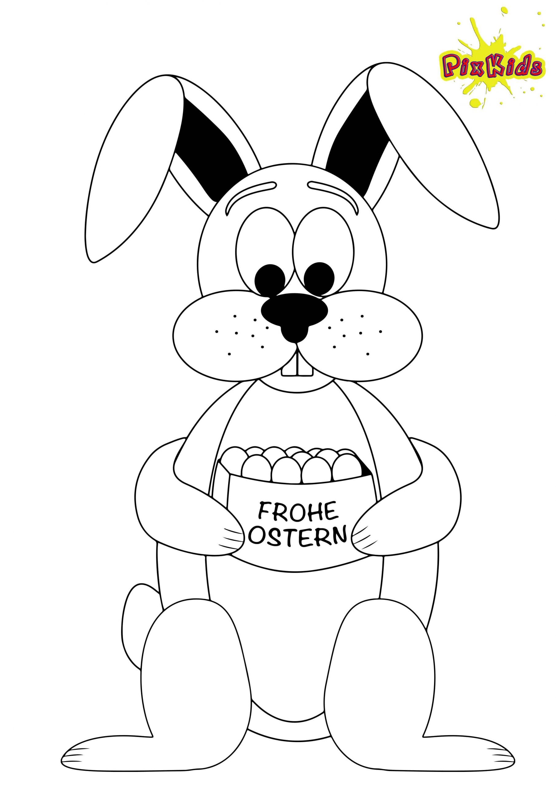 ausmalbilder osterhasen kostenlos