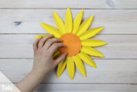 sonnenblume basteln vorlage zum ausdrucken