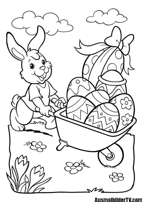 ostern ausmalbild | Easter coloring pages, Bunny coloring pages, Easter