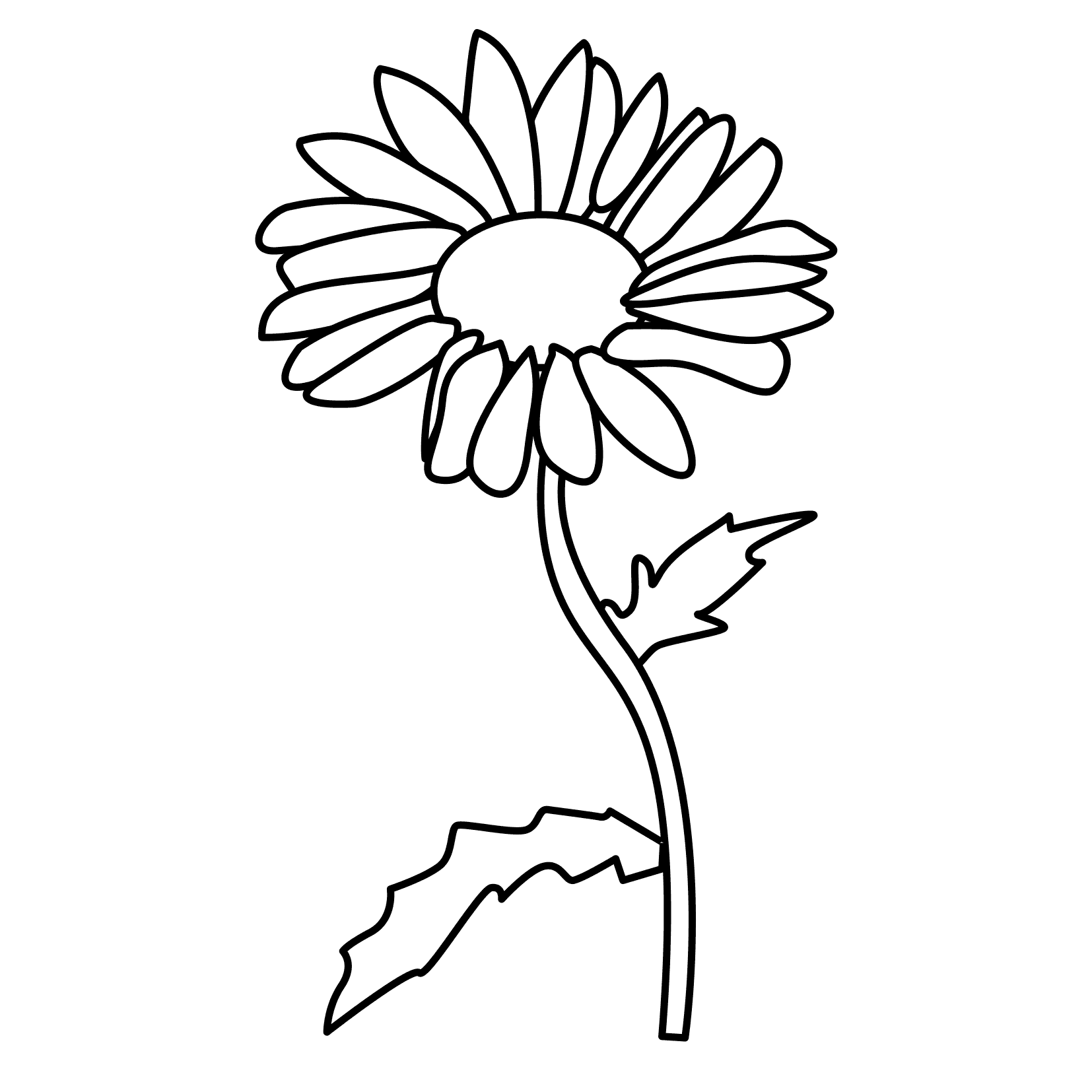 Coloring pages Flowers - free downloads