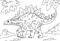 stegosaurus ausmalbilder