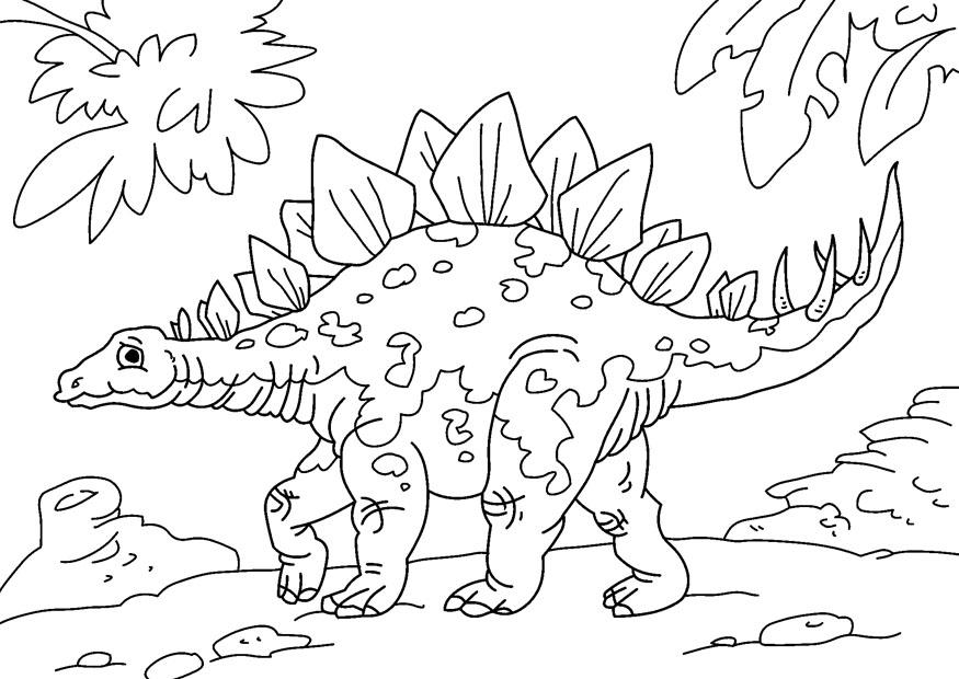 stegosaurus ausmalbilder