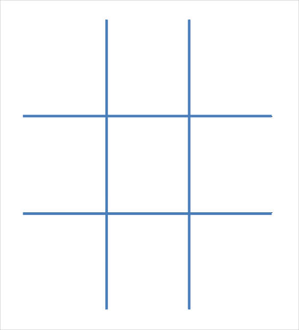 FREE 19+ Tic Tac Toe Samples in PDF | MS Word