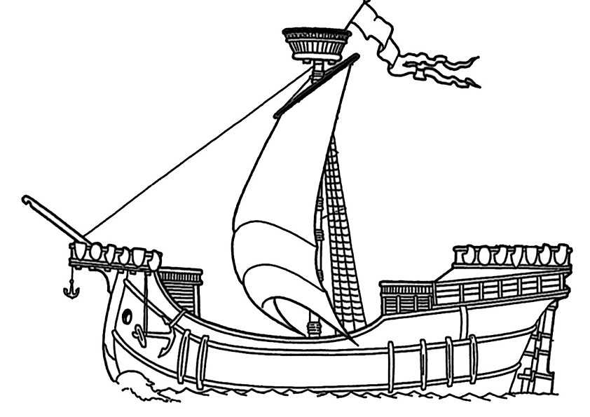 schiffe-13 | Ausmalbilder Malvorlagen